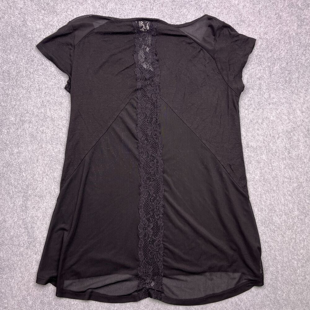 Vintage Harley-Davidson T-Shirt Womens Medium Black Rhinestones Embellished USA - Picture 8 of 11